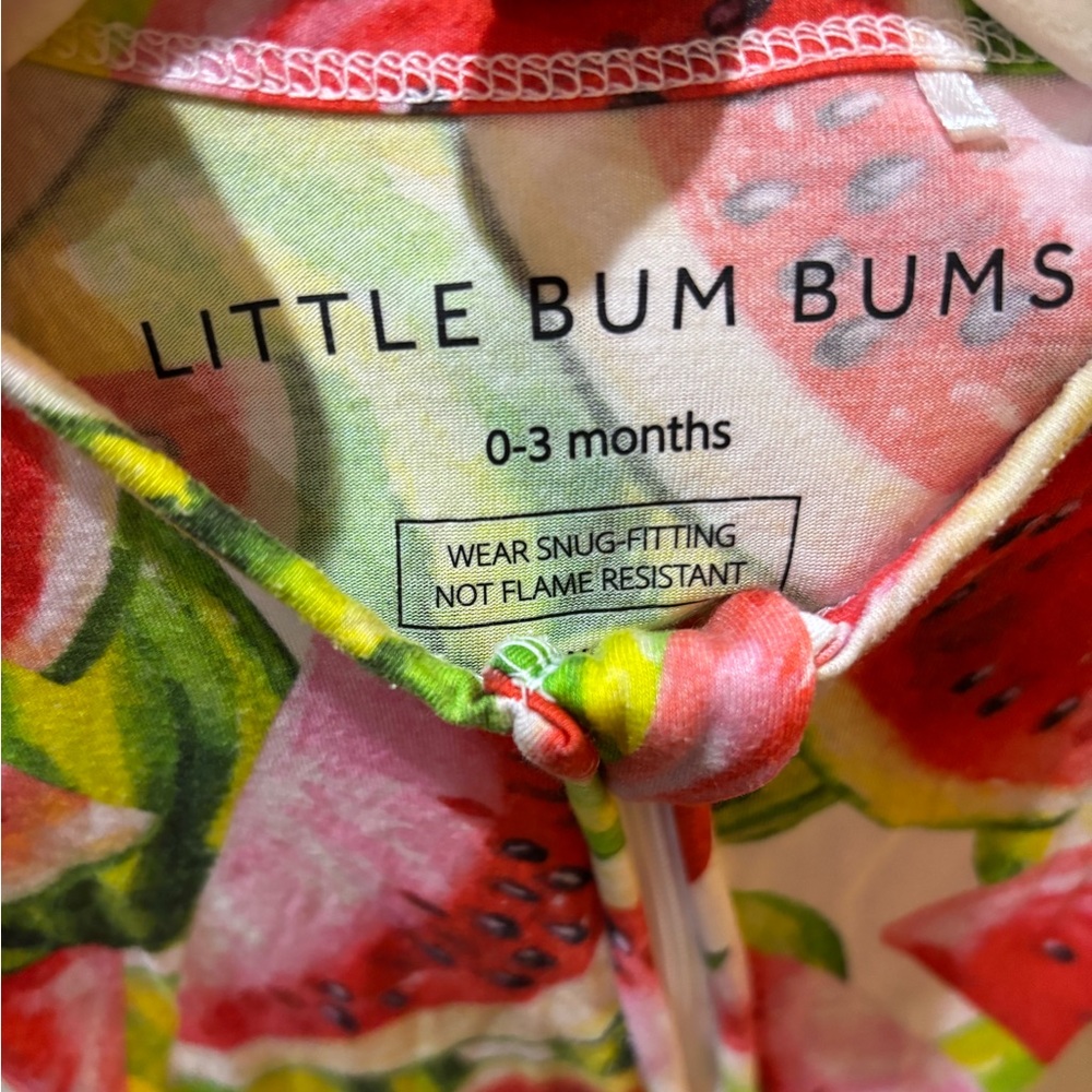 Little Bum Bums Watermelon Print One Piece - Picture 4 of 5